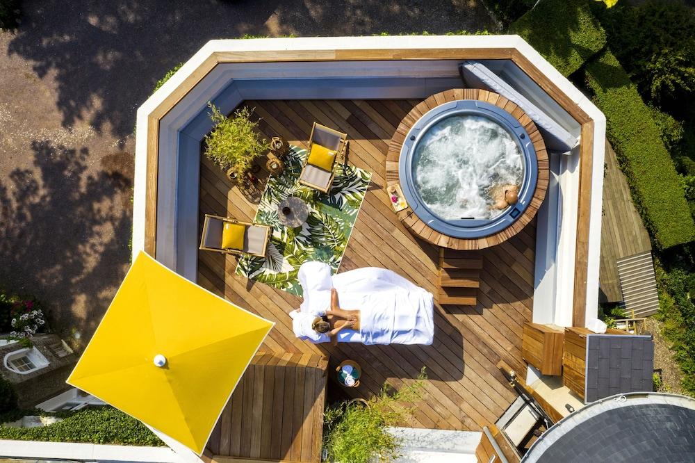 Domaine Saint Clair - Le Donjon Hotel Étretat Kültér fotó